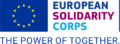 European Solidarity Corps logo RGB blue